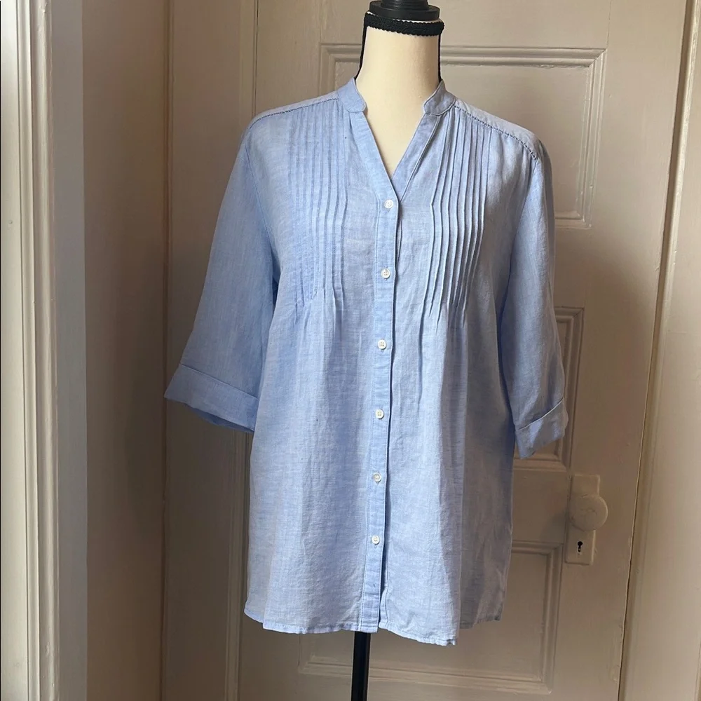 J.McLaughlin Rivierva Linen Cotton Shirt - Picture 2 of 9